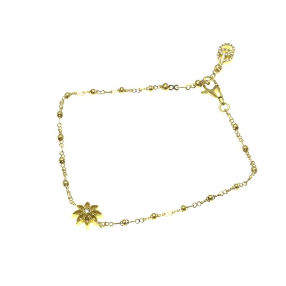 GUCCI 18k Gold Diamond Charm Bracelet - Picture 1 of 11